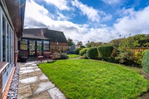 Rear garden/patio area- click for photo gallery
